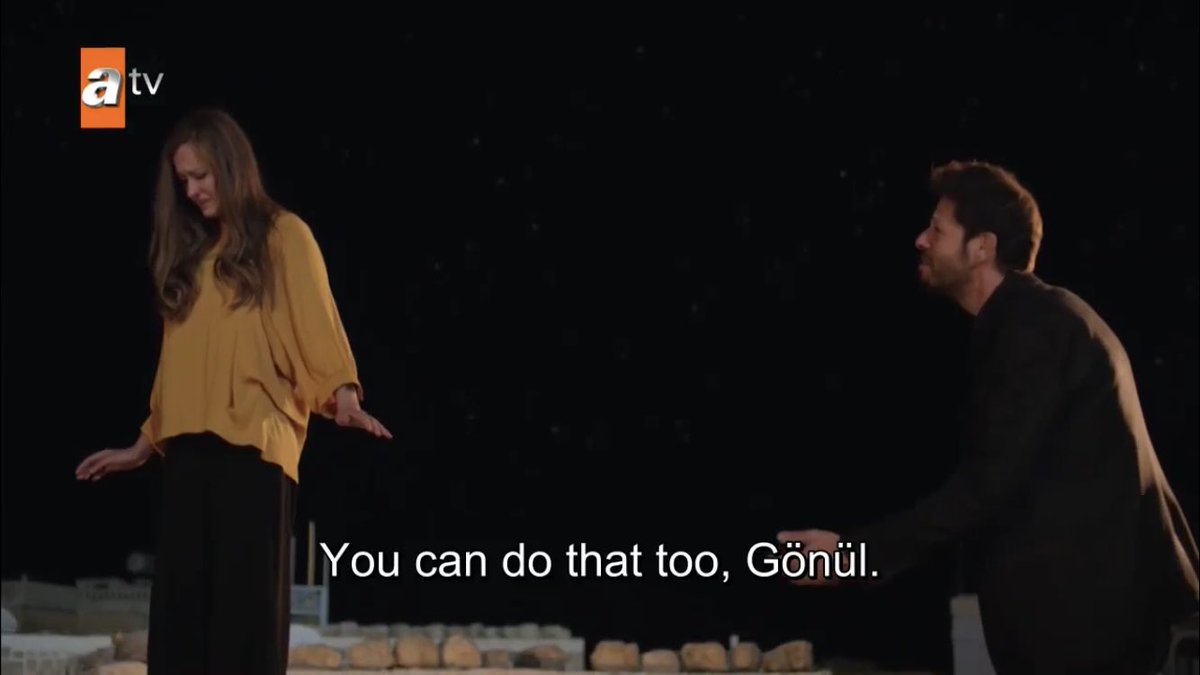 i love that azat is offering her a friendly hand and telling her that there is a way out. she needs help  #Hercai