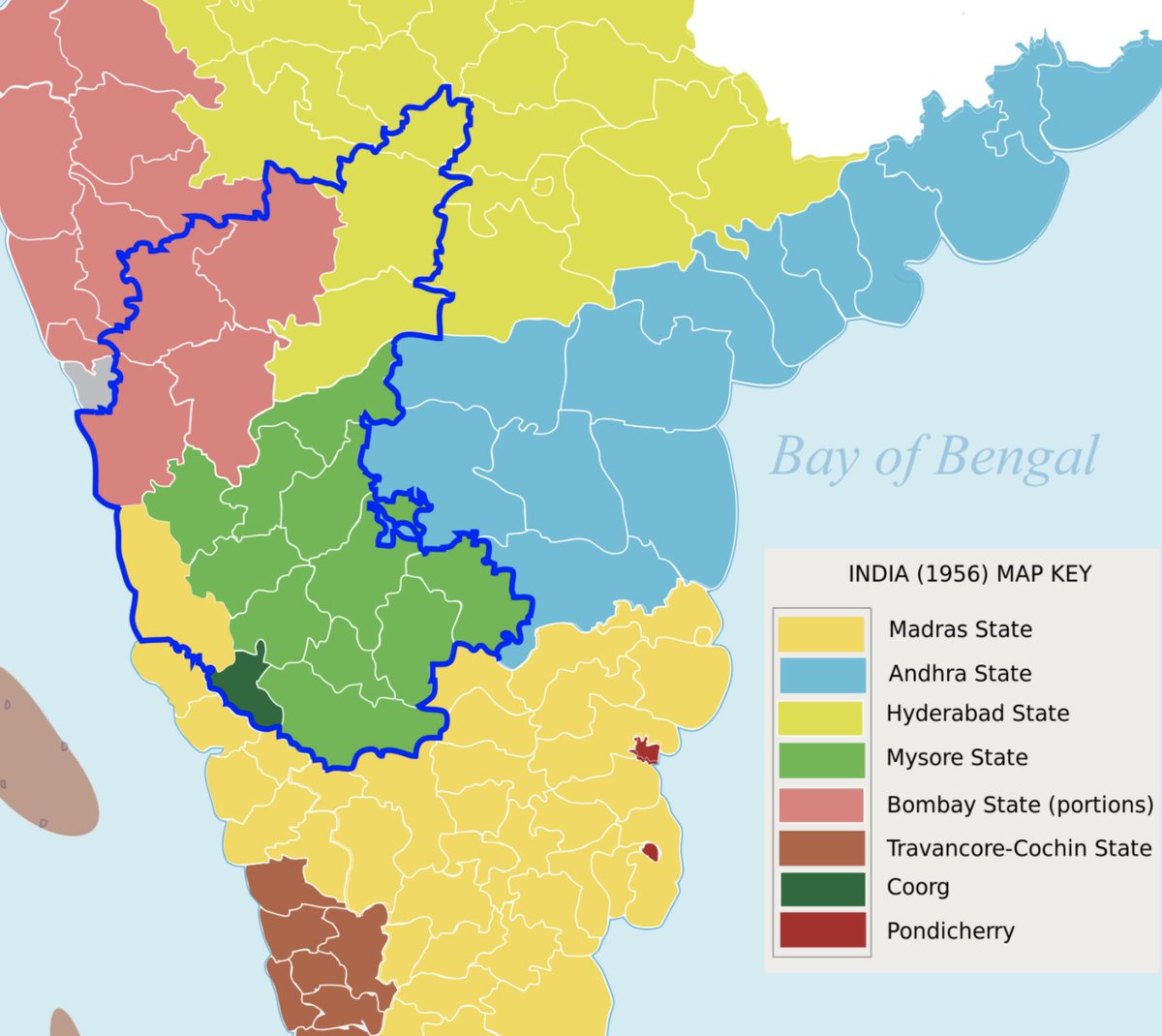 Today is Kannada Rajyotsava. At the time of Independence, the state of Mysore was in existence. Latter, Kannada speaking regions from Bomby, Hyderabad, and Mardas were added to Mysore to create a unified state of Mysore.