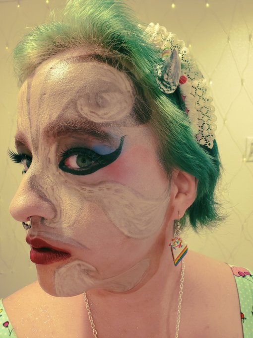 4 pic. kawaii decoden desserts demon ?????????????? #halloween #halloweencostume #halloween2020 #kawaii