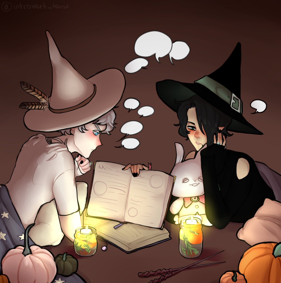 Norray Halloween Week 2020
Day 4 (28/10)
Witch &amp; Wizard

#thepromisedneverland #norman #ray #norray #norrayweek #norrayhalloween2020