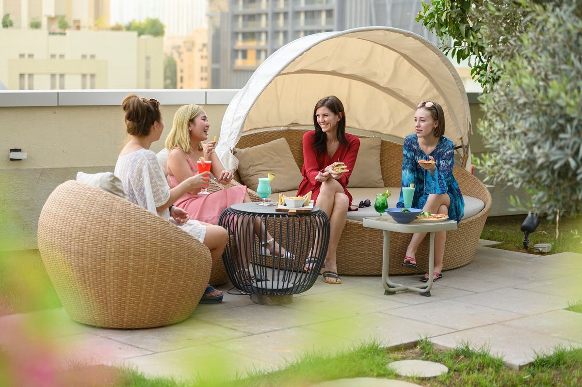 movenpickDDubai's tweet photo. Gather the ladies and have Friday brunch with us for just AED 159. Pool access and kids facilities are included 🏊‍♀️

ندعو السيدات لتناول وجبة الفطور والغداء (برنش) معنا يوم الجمعة مقابل 159 درهمًا إماراتيًا فقط. يشمل السعر دخول المسبح ومرافق الأطفال 🏊‍♀️ https://t.co/LW5RFYdCcm