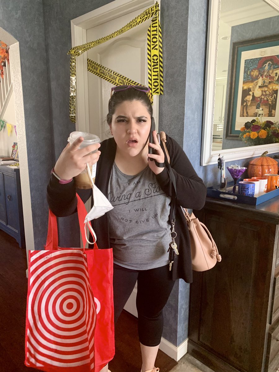CookingwithDebi's tweet photo. @TheGoodLiars Here’s a scary costume...unhinged Target Karen! https://t.co/zUkDkHtgKG