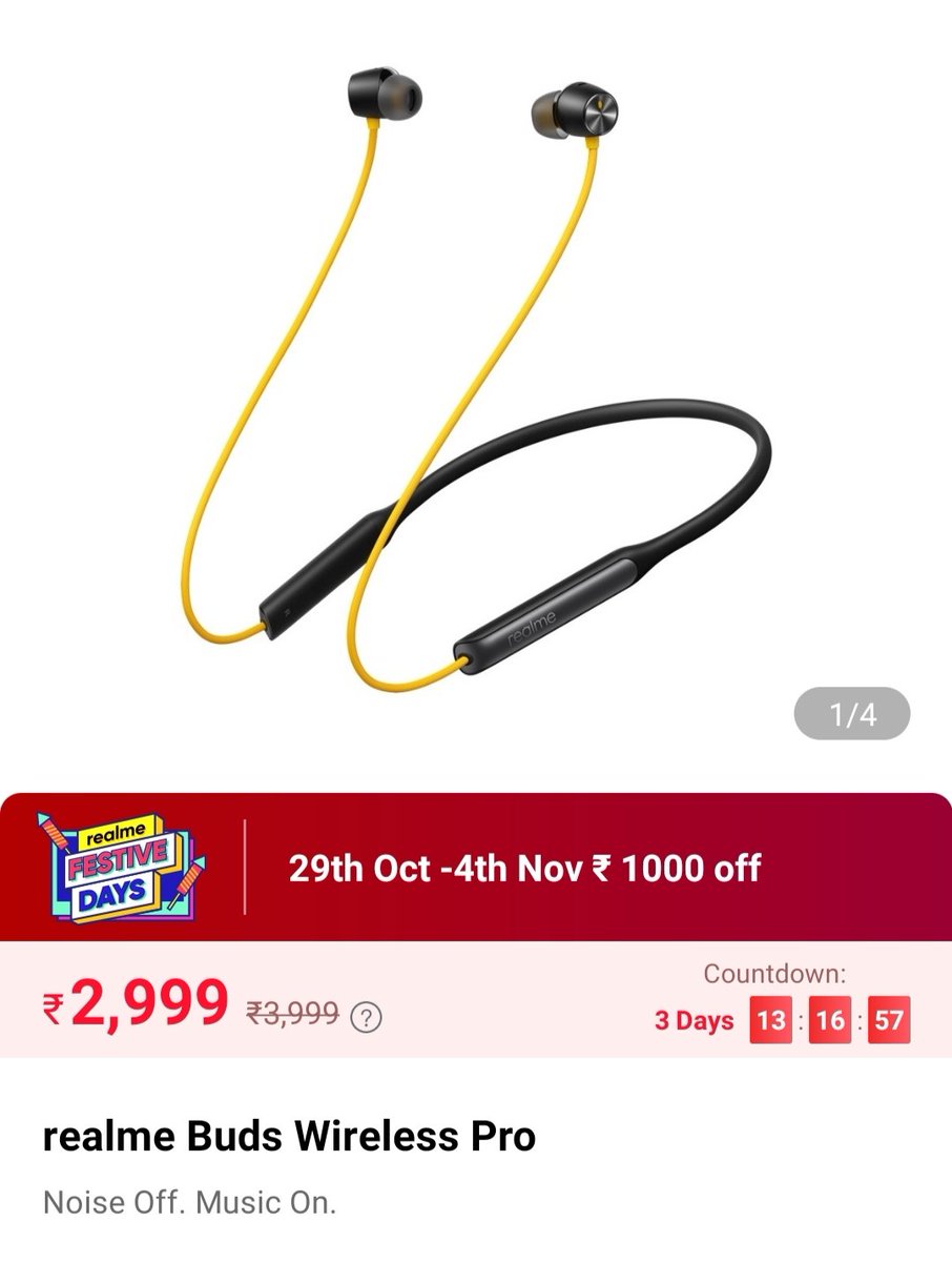 amitkrsng's tweet photo. #realmebudswirelesspro आज हमने बुक किया l आशा करता हूं प्रोडक्ट अच्छा होगा l
#realme #realmewireless @realmecareIN @realmemobiles https://t.co/ILiP72NEdd