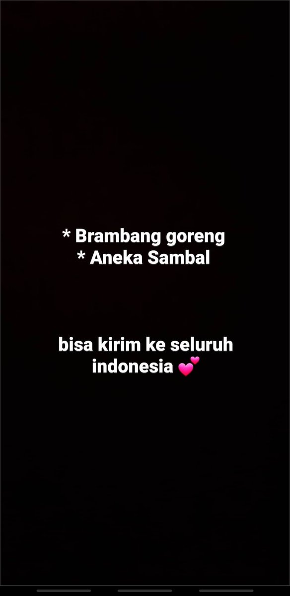 tiatioo's tweet photo. 〰️OPEN PO〰️

🔸️ BRAMBANG GORENG
🔸️ Sambal Terasi ORIGINAL / TERi
I / CUMI ASIN
🔸️ Sambal Bawang ORIGINAL, PETE, TERI 
🔸️sambal IJO
🔸️ lumpia basah rebung MINI / FROZEN
🔸️ RENDANG JENGKOL
🔸️ CHEESE CHIFFON CAKE

Silahkan PM jika minat😊😊
Terimakasihh 💕💕 https://t.co/9vHHLymJIp