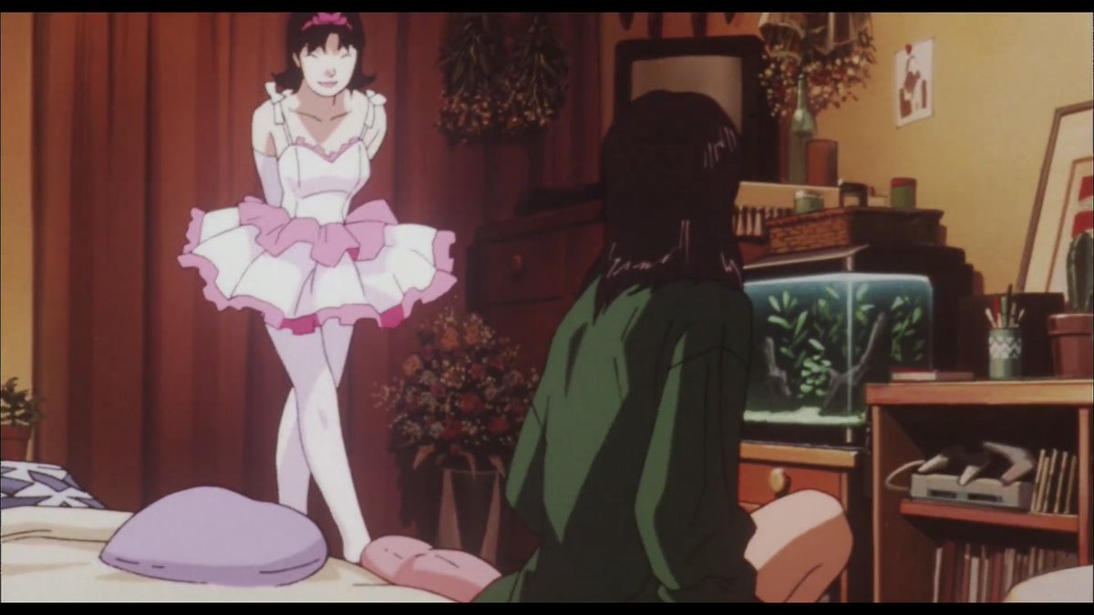 Seriously, I cannot express how amazing of a director Satoshi Kon is, putting to use the medium of animation to its full extent to deliver us a uniquely presented story that plays with the perspective of reality and illusion