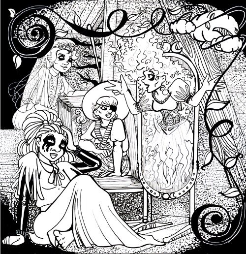 luxshine's tweet photo. #cozytober. When the #harbringersofcreation decided to work at a #hauntedhouse, Aysha never expected to end up being the scared one! #buildingblocks #buildingblockscomic #cozytoberday27 #cozytober2020 https://t.co/zwTRFQUbx5