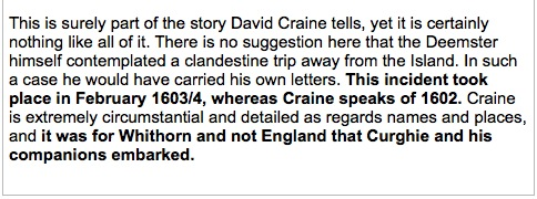 The record showing Fortune Playhouse sending 'rent checks' to Sir William Crow, vicar general, Isle Of Man, can be found in the 'Manuscripts and Diaries' of Henslowe and Alleyn kept by Shakespeare dot Org.