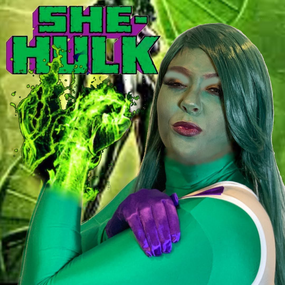 DopeblackFilms's tweet photo. How #DOPE is this!!

#Meteorman @AwesomeNobdy 
#shehulk @lilmissent 

#cosplay #blackcosplay #marvel #shehulkseries #TatianaMaslany https://t.co/WrPXWBzTqr