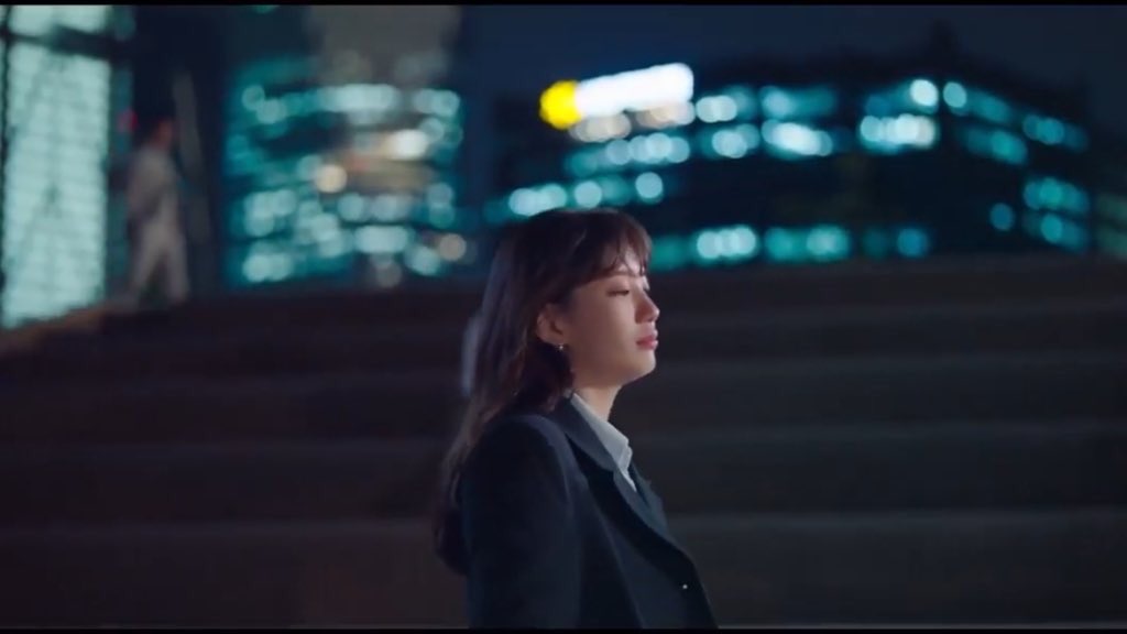 he was closely walking behind her (again), but this time he did it consciously. he knew she had a rough day and that was the best he could do at the moment.