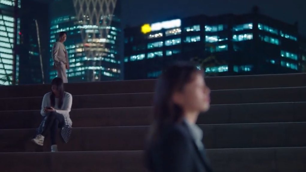 he was closely walking behind her (again), but this time he did it consciously. he knew she had a rough day and that was the best he could do at the moment.