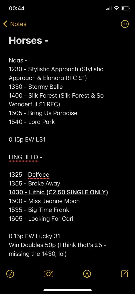 JB_Tipping's tweet photo. My bets for 01/11/2020

#horseracing #horseracingtips #freetips #GamblingTwitter #bettingtips #sportsbetting https://t.co/3eqdISBIxm