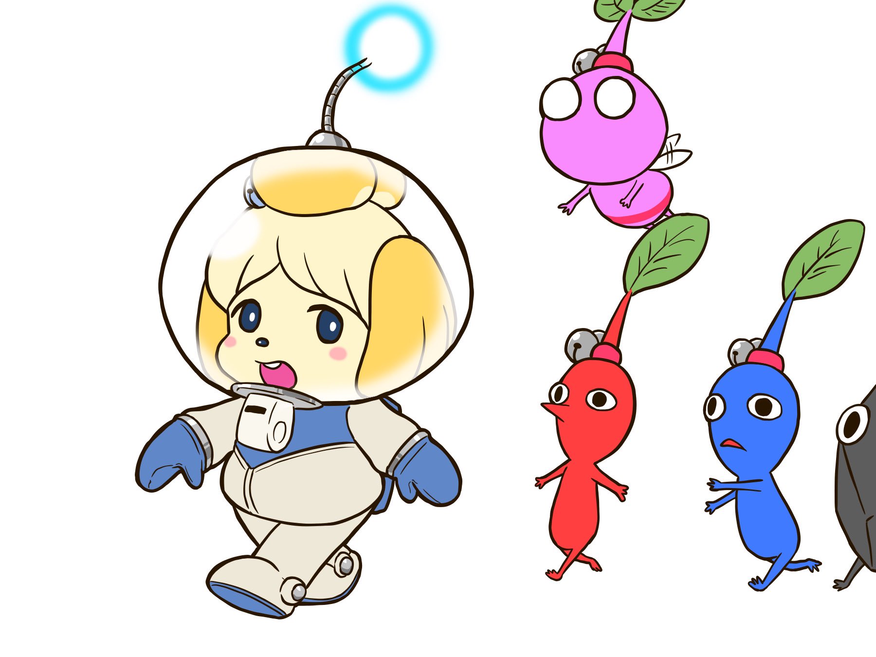 研 しずえさん30人描くまで終われません 人目 アルフしずえ 描きおわったから ピクミン3 デラックス やりまーす どうぶつの森 イラスト T Co 0fgsx2q1uj Twitter
