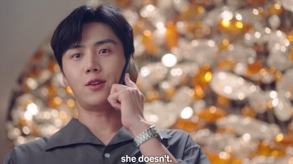 at the very least, he wanna make sure she’d land on a soft sand even if she falls.