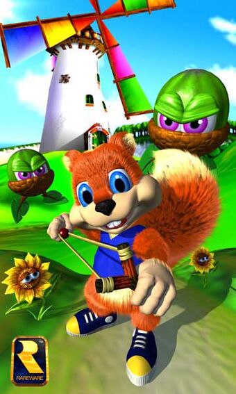 In addition to Banjo, Conker the Squirrel also made his first appearance. His series would take him very far from his origins, but this is where it all started. 3/28 #ConkersPocketTales  #ConkersBadFurDay  #ConkerLiveAndReloaded