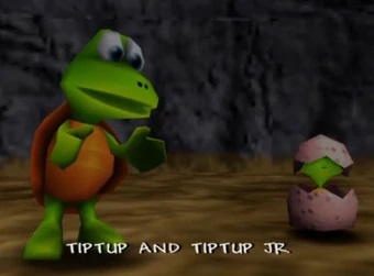 TipTup may not have gone on to have his own game, but he became a recurring character in the Banjo-Kazooie series. 4/28 #BanjoKazooie  #BanjoTooie  #DiddyKongRacing