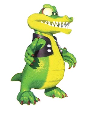 While Krunch has never made a return, the Kremlings in Donkey Kong 64 were designed to look similar to him. This Kremling design was also used in Mario Power Tennis. 5/28 #Kremlings  #DonkeyKong  #DonkeyKong64  #MarioPowerTennis