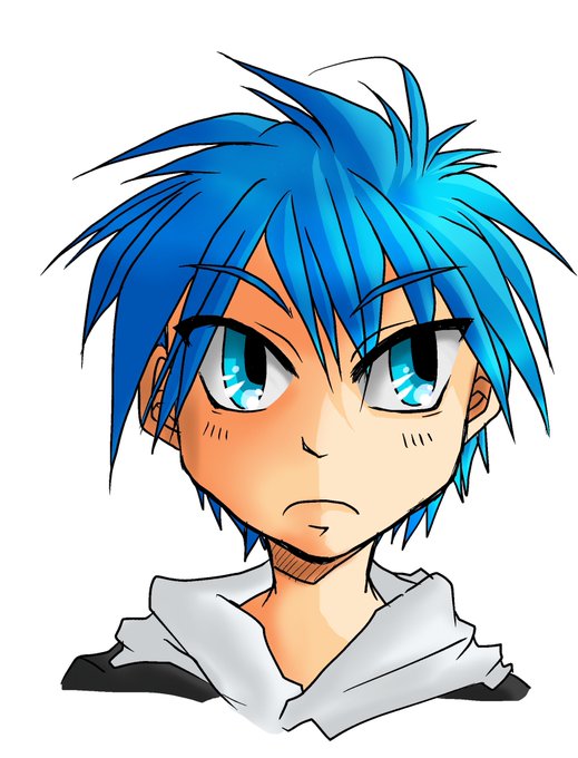 水色髪のtwitterイラスト検索結果