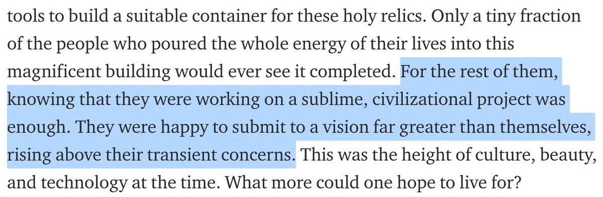 Barefaced stuff from Nic Carter.  https://medium.com/@nic__carter/bitcoin-at-12-f6fce39cb9bbHe writes about devotion to something larger than oneself and serving long-term non-financial interests knowing full well Bitcoin is 99.9% composed of intensely individual short-term interest in making money.