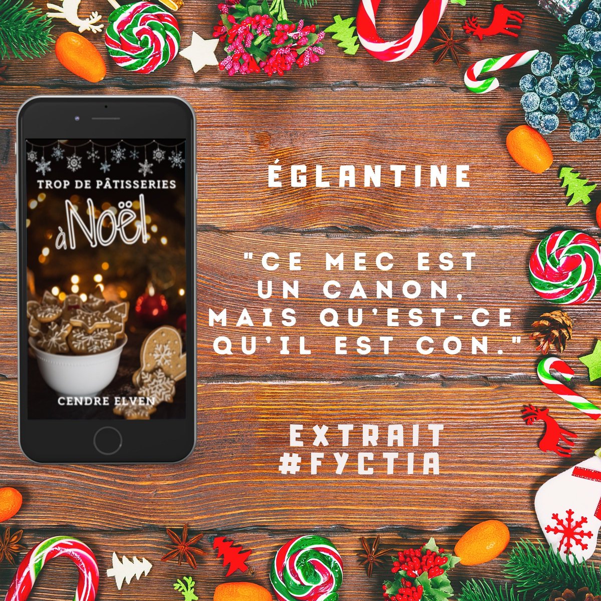 ElvenAnn's tweet photo. #Extrait #fyctiaconcours de ma petite romance de Noël a retrouver sur la plateforme.
Déjà 18 chapitres à lire, liker, partager et commenter 📖❤️
🎄🎄🎄
Toujours dans le top 10, je suis trop heureuse 😊✨
🎄🎄🎄
#romancecontemporaine #romancedenoel #romancenoel @_Fyctia_ @youboox https://t.co/yocfxx5cUF