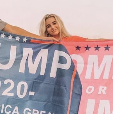 I’m being told this is a Toyota Tundra. The back passenger window matches.Meet Hannah and Randi Ceh of New Braunfels, Texas. Hannah posted this video of her family driving dangerously close to the Biden bus on Instagram. Her dad owns the Toyota Tundra in the video.