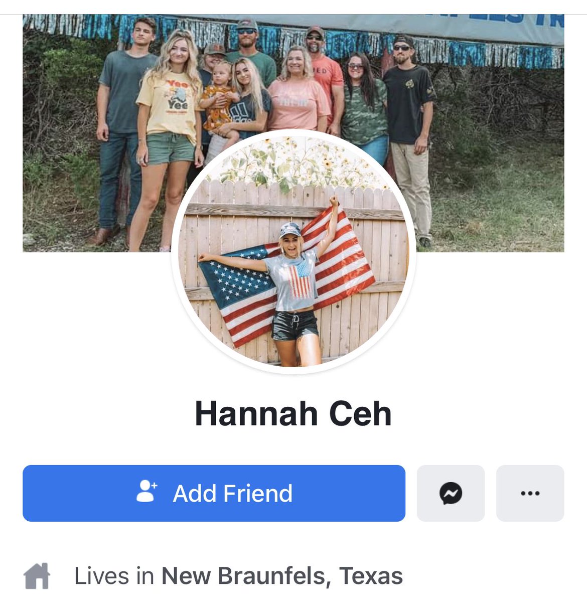 I’m being told this is a Toyota Tundra. The back passenger window matches.Meet Hannah and Randi Ceh of New Braunfels, Texas. Hannah posted this video of her family driving dangerously close to the Biden bus on Instagram. Her dad owns the Toyota Tundra in the video.