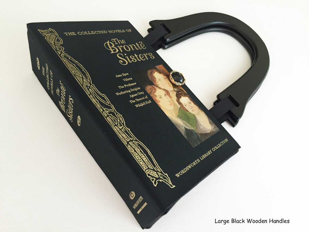 NovelCreations's tweet photo. Bronte Sisters Book Purse - Book Lover Gift - Victorian Gift - Literature Gift Idea - Wuthering Heights Book Cover Handbag - Agnes Grey Bag https://t.co/ospMCsZCux #bookpurse #booklover #Etsymntt #BookCoverHandbag https://t.co/XMkh2UJRY3