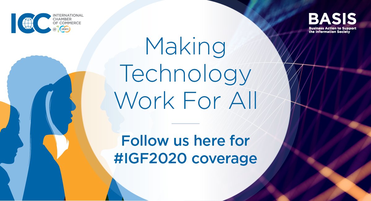 iccwbo's tweet photo. #IGF2020 is just around the corner, and our #ICCBASIS initiative will be there to bring the voice of business to the table.

Details on our main events:
3 Nov: https://t.co/q9Ttq10F16
9 Nov: https://t.co/urpEr52lxk https://t.co/GpQWH1iIIr