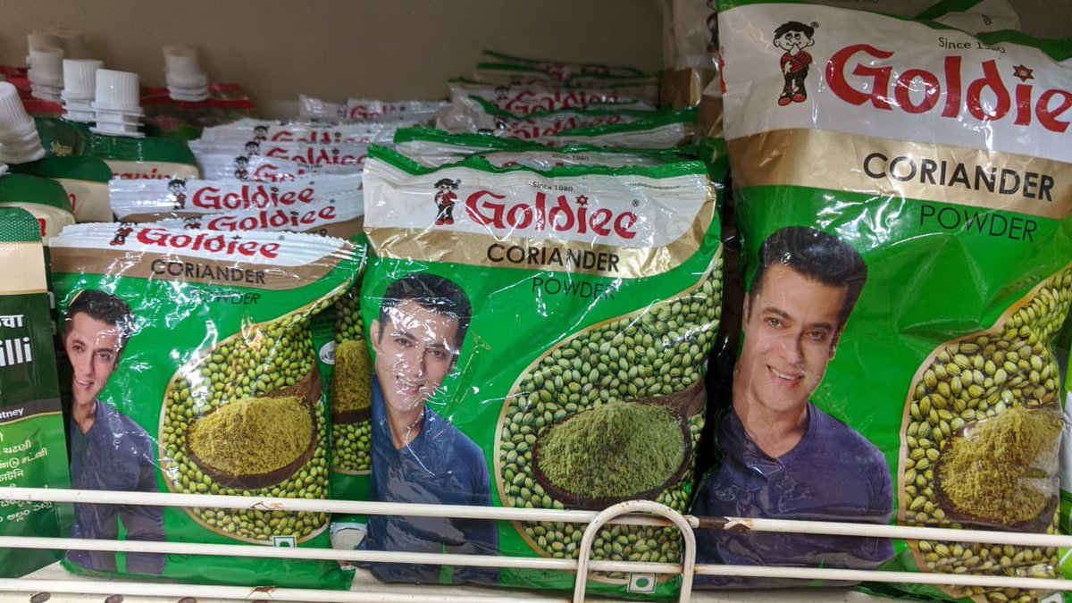 Salman Khan selling masalas. I don’t see the connection.