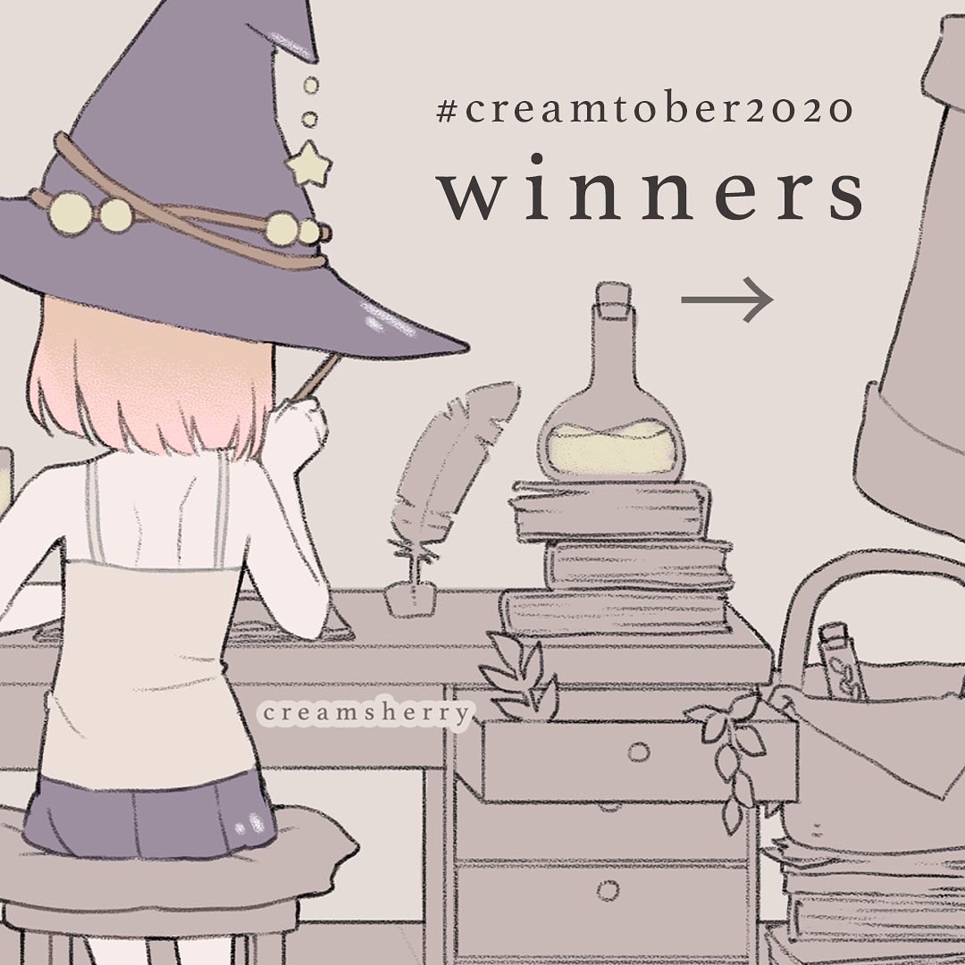 Winners of #creamtober2020 have been announced on my instagram! Thank you everyone for joining me on this journey!! ??

https://t.co/dcj5xCasex 