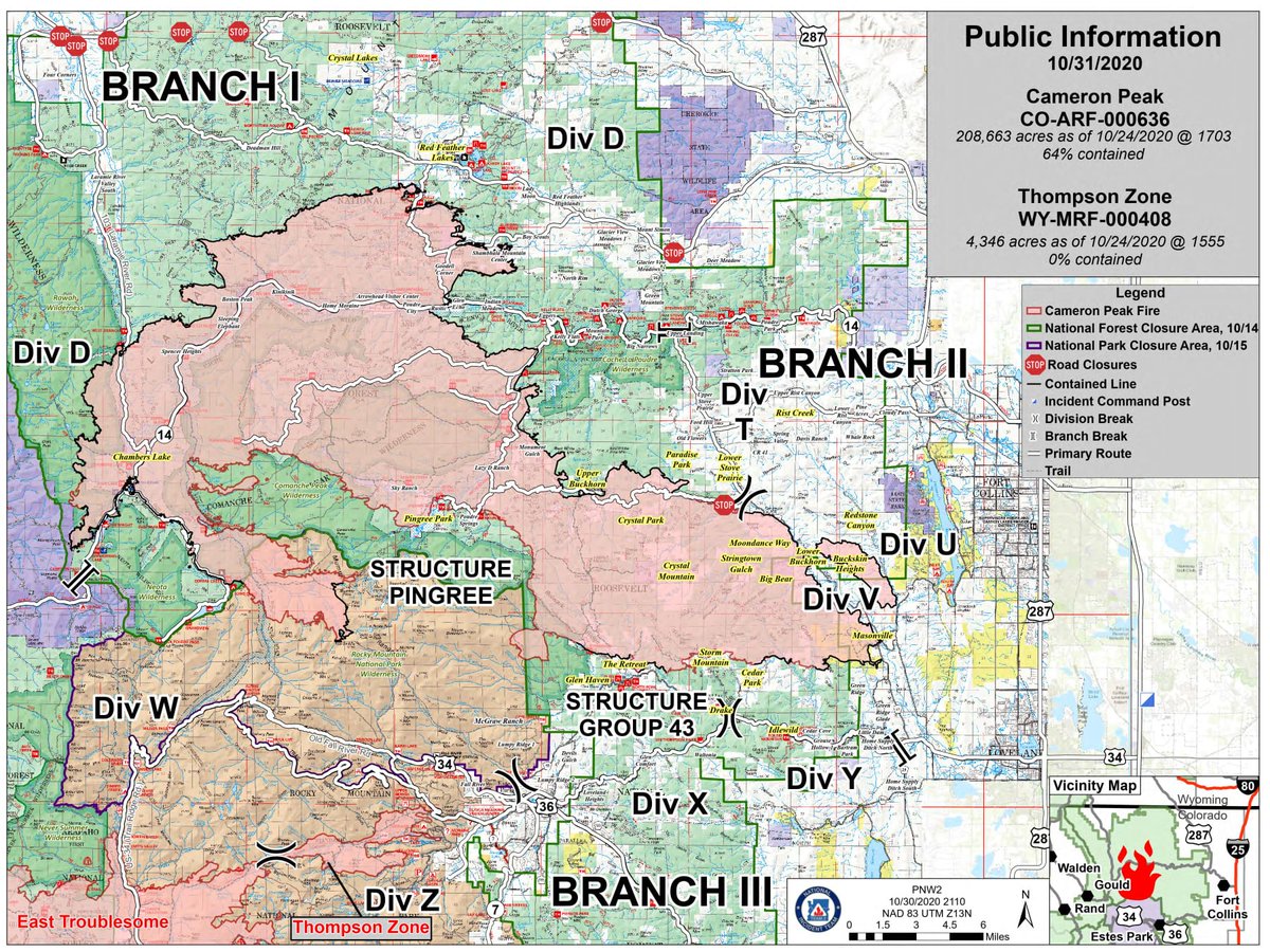 CEDRdigital's tweet photo. #CameronPeakFire #EastTroublesomeFire #ThompsonZone Update for Oct 31st, 2020 for #Colorado Communities of #LarimerCounty #GrandCounty #JacksonCounty
Actualización del 31 de Octubre de 2020 para las comunidades de #Colorado en los condados de #Larimer #GrandCo y #JacksonCO https://t.co/VeFaUrDcam
