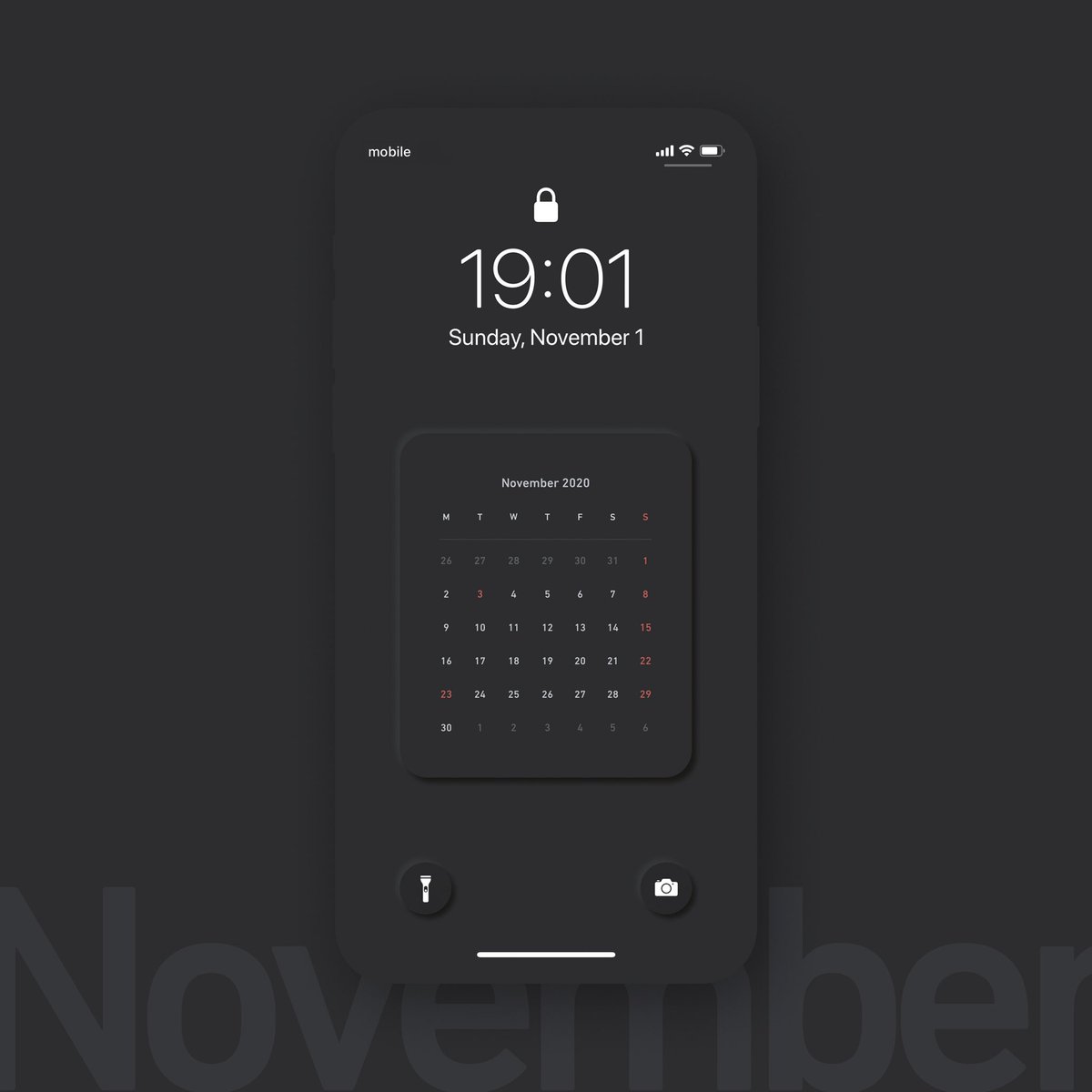 フジタユウト ユトログ בטוויטר 年11月版 ミニマルカレンダー お待たせいたしました 年11月版のミニマルなiphone用ロック画面壁紙を作りました ミニマル シンプル好きは是非 良かったらシェアしていただけると嬉しいです Iphone12シリーズへの