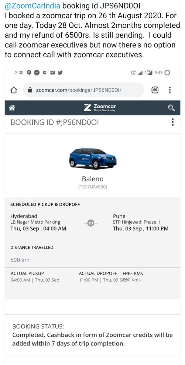 machavaroon's tweet photo. @ZoomCarIndia https://t.co/CoL7vrlzqs