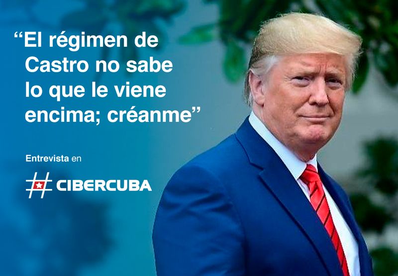 El presidente <a href="/realDonaldTrump/">Donald J. Trump</a> accedió a responder un cuestionario de <a href="/CiberCuba/">CiberCuba - Noticias de Cuba 🇨🇺</a> la entrevista se publica hoy en todas nuestras plataformas #Cuba #Florida #Miami