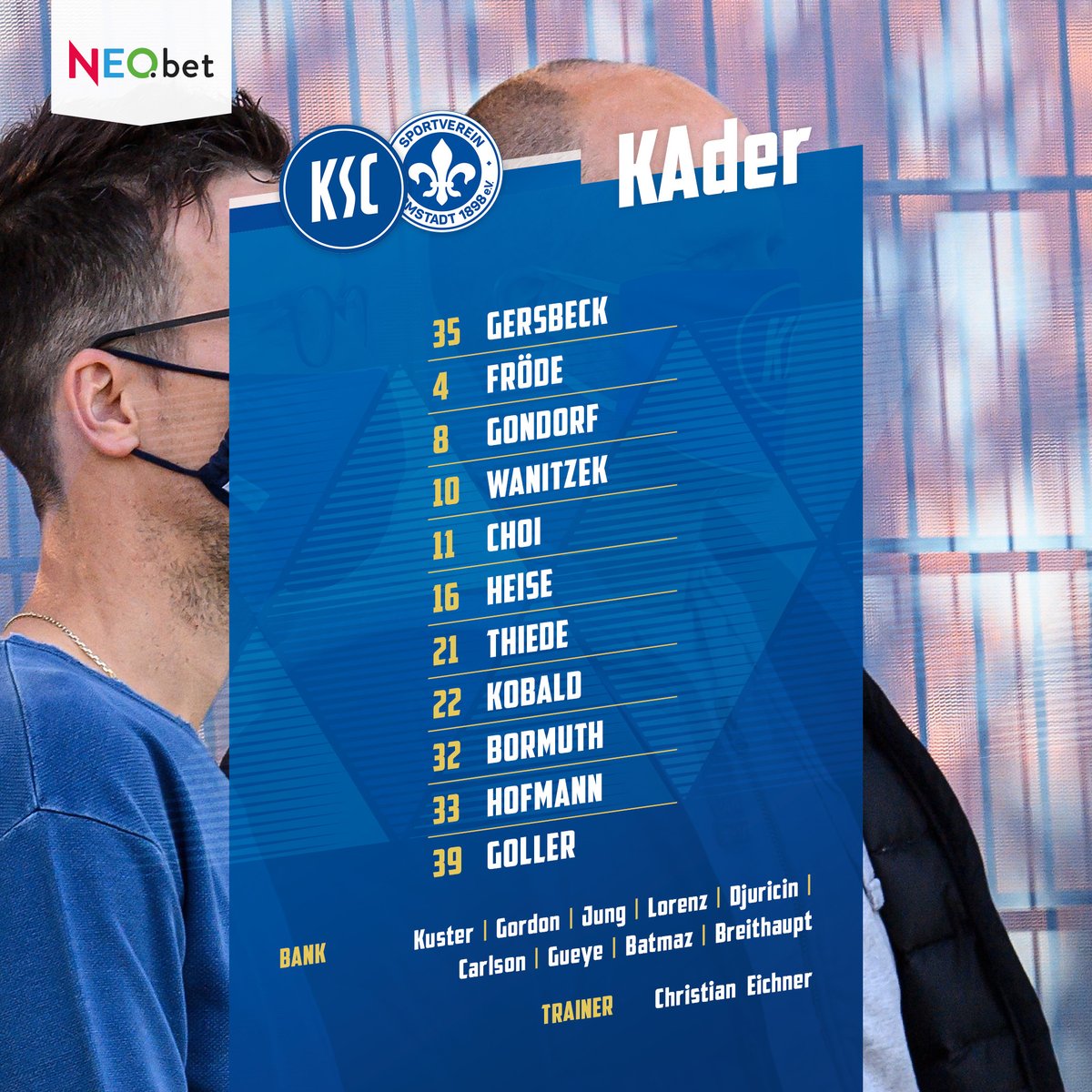 Photo from @KarlsruherSC on Twitter on KarlsruherSC at 1/11/20 at 12:21PM