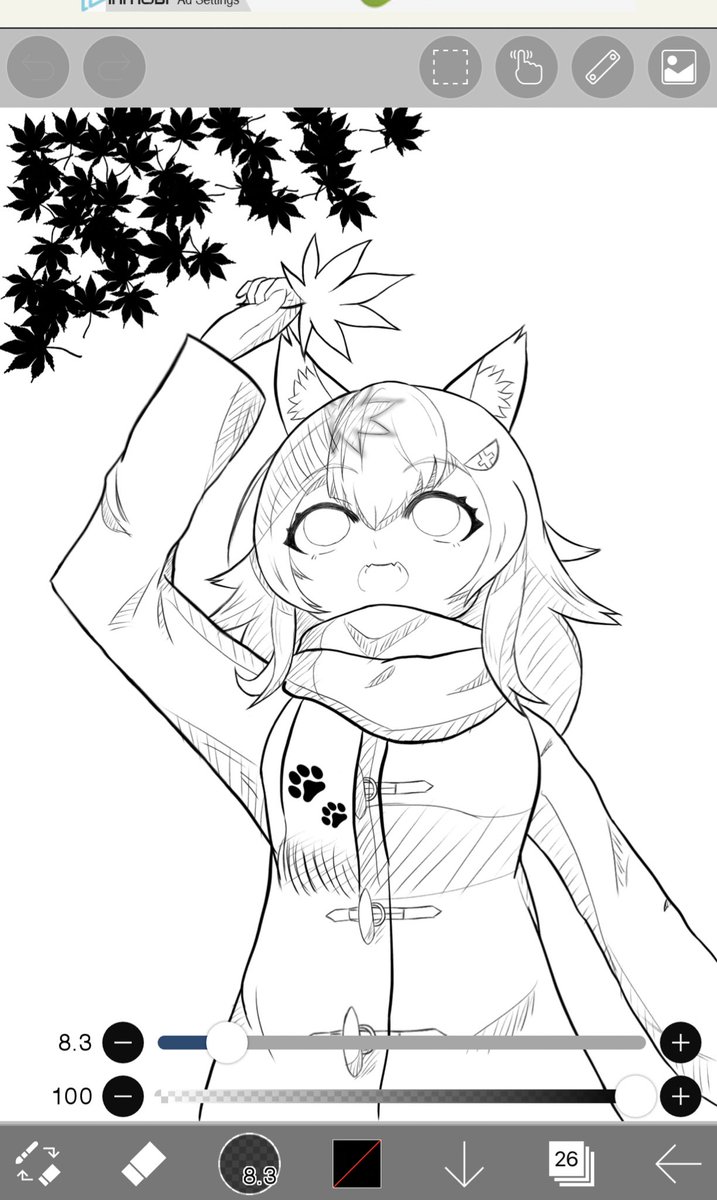 ねぁ っ 猫 線画おーわりっ 別レイヤーに影イメージを追加 線の強弱とかやっ 72きらー の漫画 ねぁ っ 猫 線画おーわりっ 別レイヤーに影イメージを追加 線の強弱とかやっ 72きらー の漫画