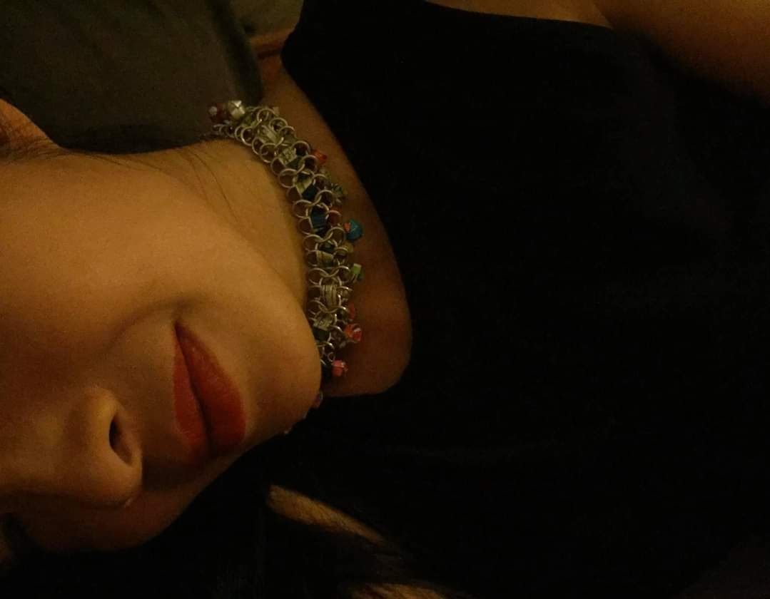 emoifrance's tweet photo. In the mood for love! 

#bijouxrecyclés  #emoifrance #emoibijoux 
#boutiqueenligne #inthemoodforlove
#consciousfashion #lovemood
#photodujour #recyclage #recup #reusereducerecycle #recyclepaper #recycledjewelry
#necklace #collier
#slowfashion
#trashtotreasure 
#upcycling https://t.co/k76nCFcFLO