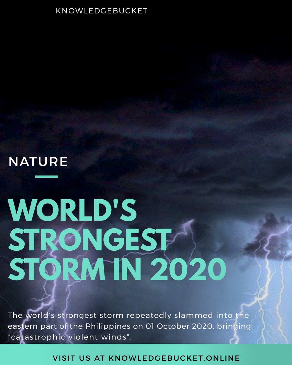 KnowledgeBucke1's tweet photo. The world’s strongest storm this year repeatedly slammed into the eastern part of the Phillipines⛈️🌩️

#philippines
#itsmorefuninthephilippines 
#manila #travelph #choosephilippines #the_ph #cebu #pinoy #comeseeph  #pilipinas #makati #sinopinas #filipino #grammerph #igersmanil https://t.co/5XwPBYMARH