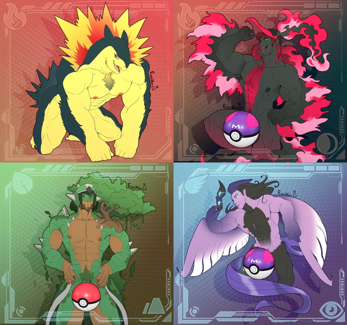 eroskunlove's tweet photo. ‼️i will make a public post with 2 of this poketobers UNCENSORED‼️ with the shiny✨version too
RULES:
💖reach 300 rts
🗨️ comment you fav 2 poketobers
the 2 pokemons more commented will be the 2 winners, and will be post it uncensored
ENDs in 2 days! https://t.co/JnyxN7xuqd