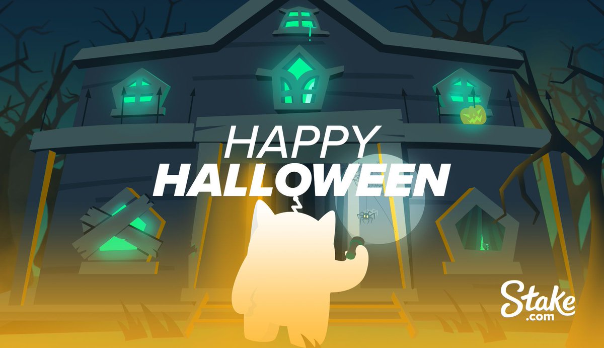 Stake's tweet photo. Time for a 24hr Halloween social challenge 🎃👻

Let's see how many RT's we can get! The more RT's , the more random winners! 

100 RT - 10 winners
200 RT - 20 winners
300 RT - 30 winners
400 RT - 40 winners
500 RT - 50 winners

Make sure you tag your username after you retweet! https://t.co/z6iveqtFzw