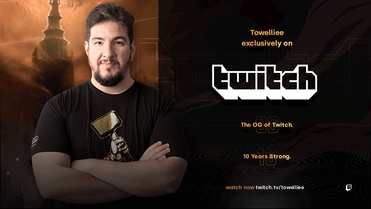 For 10 years Twitch has been my home. Excited to announce my continued partnership with <a href="/Twitch/">Twitch</a> #exclusive #hammersquad