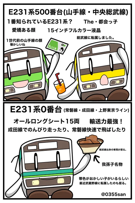 E231系のここが凄い?
1番好きな形式です! 