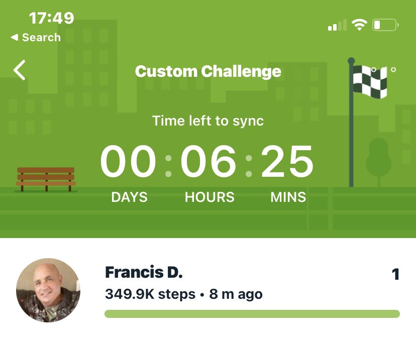 sarahanef88's tweet photo. @stjohnsERC @FrankieD65 #stepintoOctober complete grandad chalked up a total of 358,00 bu the end of yesterday ALONE π helping us with a final score of 675,000 and over Β£100 raised #TeamDuffyFerguson #weloveourschool #Hollyp5Lucyp1 https://t.co/w4BBRKhF7X
