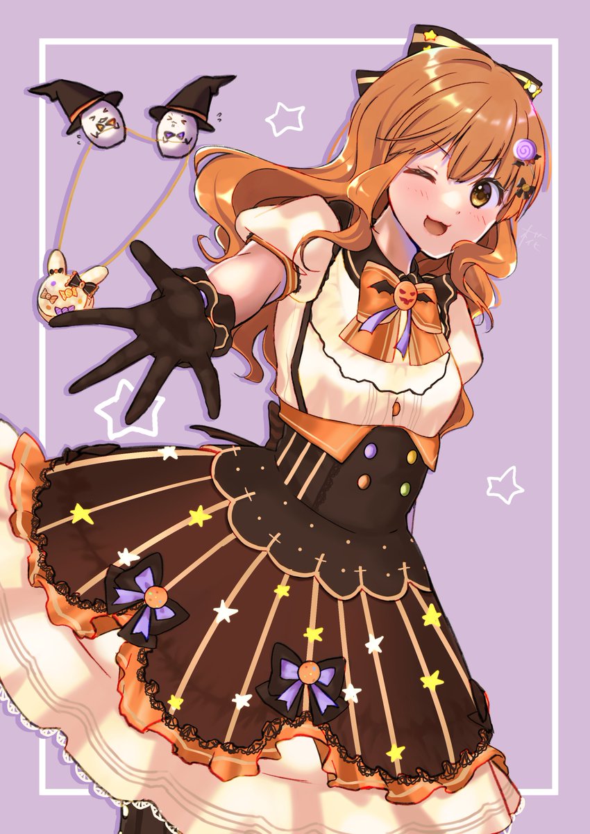 デレステ 1日おくれのハロウィンきらりん この衣装かわいくて好きです デレステ 白波椛のイラスト デレステ 1日おくれのハロウィンきらりん この衣装かわいくて好きです デレステ 白波椛のイラスト