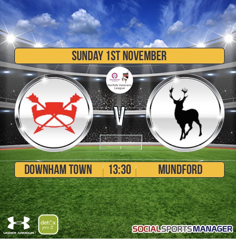 Today we welcome <a href="/MundfordFC/">The Stags 🦌</a> Vets for our county cup fixture at The Memorial in what lines up to be a cracking game, come and support the old boys and get your final football fix before #Lockdown2 !!
#DTFCVETS