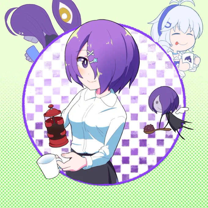 小豆ち小町ヘイお待ち。
#あずきそあーと 
#SiroArt 