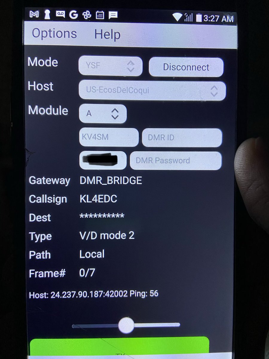 kv4sm's tweet photo. You want to transmit on YSF or DMR and you have an android as mobile phone? Can’t buy a radio?Try this.. #hamradio #dmr #ysf #kv4sm #ht https://t.co/WAzye0r236