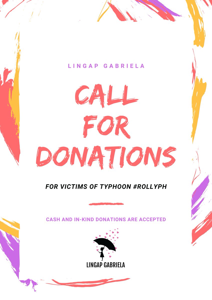GabrielaWomenPL's tweet photo. ‼️LINGAP GABRIELA CALLS FOR DONATIONS FOR THE VICTIMS OF TYPHOON #RollyPh‼️

FOR MORE DETAILS, READ THREAD BELOW⬇️ https://t.co/vRVBtuRS6n