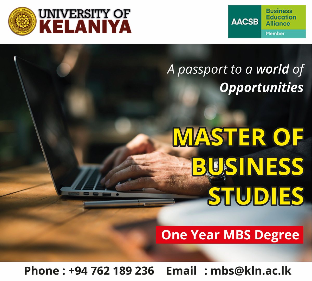 Master of Business Studies
#OneYear #MBSDegree
Closing Date 08 November, 2020
More Details bit.ly/mbsflyer
Apply Now bit.ly/mbsapply