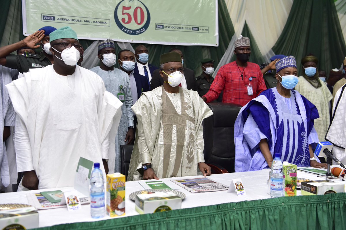 ArewaGovernors's tweet photo. H. E @GovKaduna mallam @elrufai was in Arewa House for its 50th Anniversary Lecture, to be delivered by the Governor of Ekiti State, @kfayemi

#arewagovernors https://t.co/jThzghHy3X