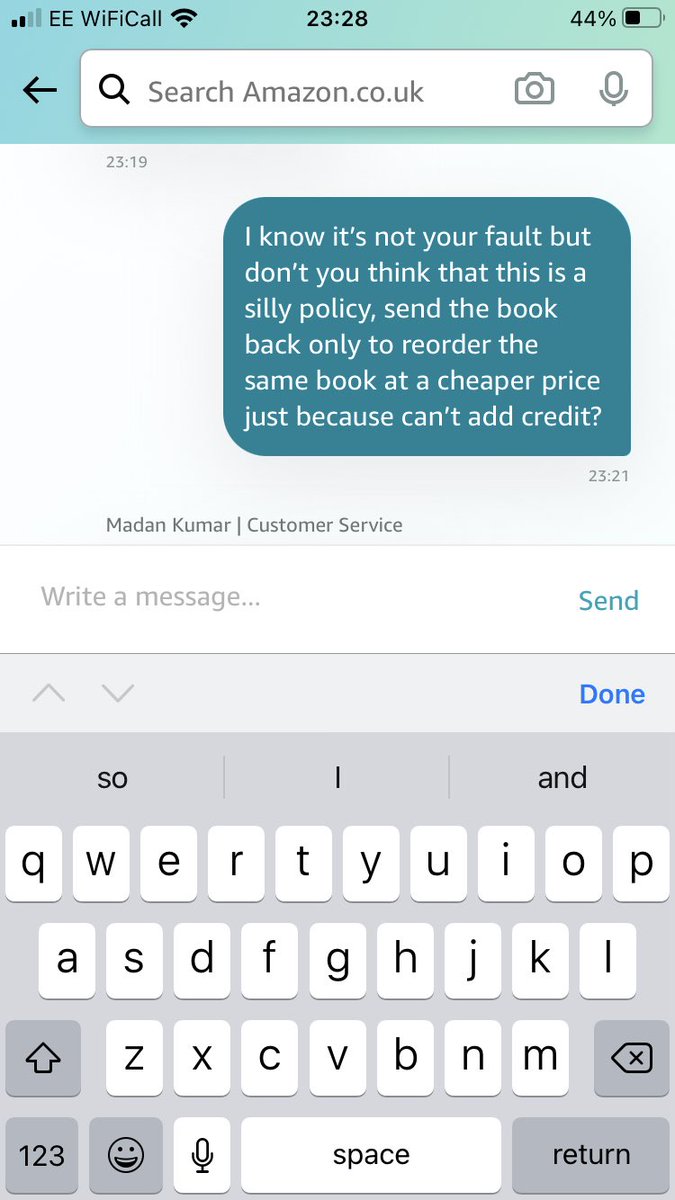 Seriously <a href="/amazon/">Amazon</a>!! U can’t just credit a customer account u have to follow this procedure??